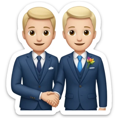 Gay civil partnership in UK sticker