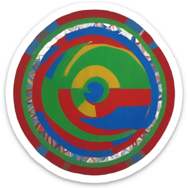 Gipsy flag sticker