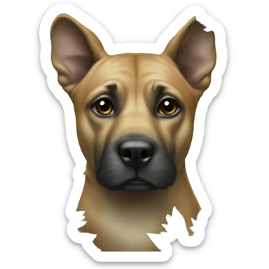 realistic animal portraits under tree sticker