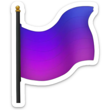 Drapeau bisexuel sticker