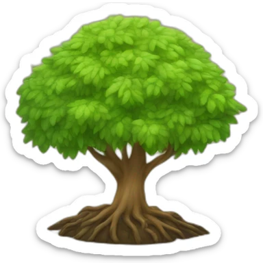 Birth of tree sticker