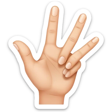 thumb and pointer finger pinching  sticker