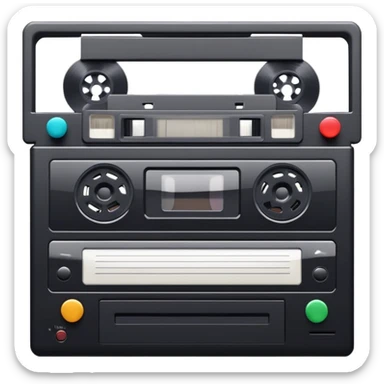 VCR player sticker