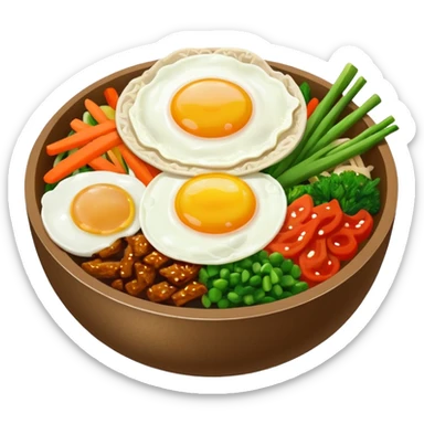 Bibmbap sticker