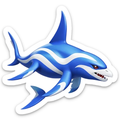 Silvally-Kyogre-Latios-Lugia-Fakémon-hybrid-creature (full body)  sticker