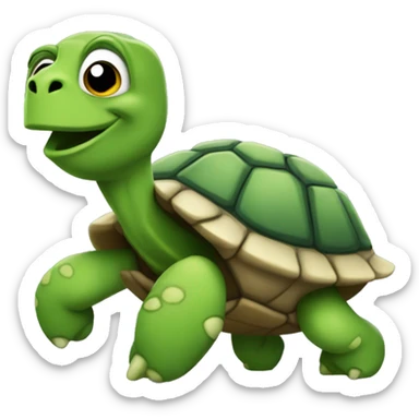Tortuga bailando 🐢 sticker