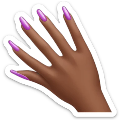 Nail Polish in action sticker