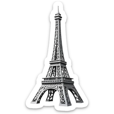 Eiffel Tower landmark sticker