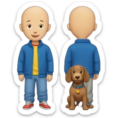 Caillou sticker