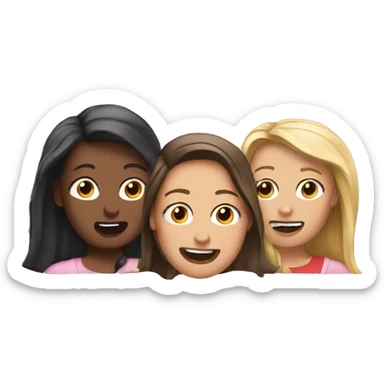 Friends gossiping  sticker