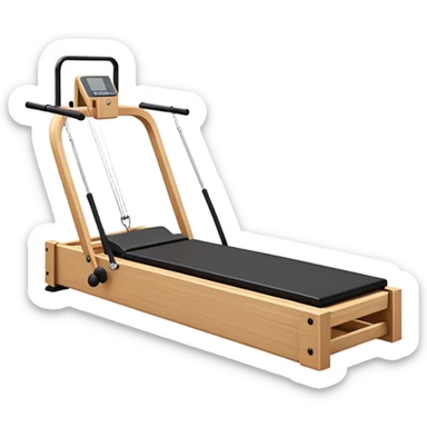 pilates reformer exercise equipment sticker
