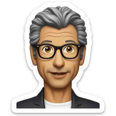 Jeff Goldblum as New Jersey sticker