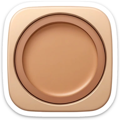 Brown makeup concealer sticker