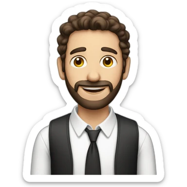 A jewish guy sticker