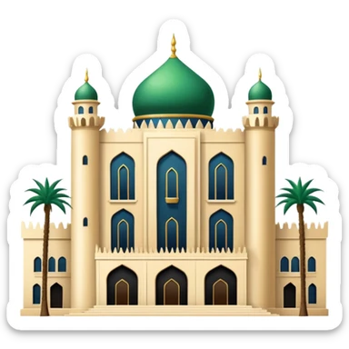 the prince's palace in Riyadh. sticker