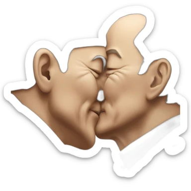 Ataturk kisses kemal kilicdaroglu sticker