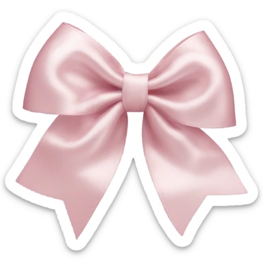 pink aesthetic bow sticker