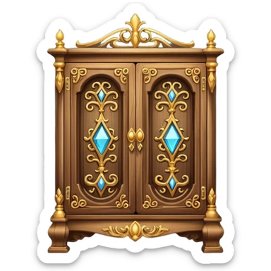 The Vanishing Cabinet:  ornate cabinet magical, allowing for instantaneous travel . One is located in Borgin and Burkes, sticker