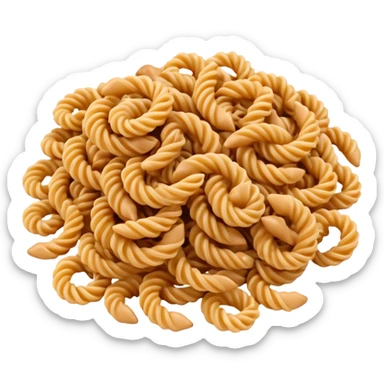 fusilli lunghi bucati sticker