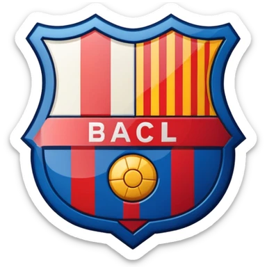 Barcelona logo sticker