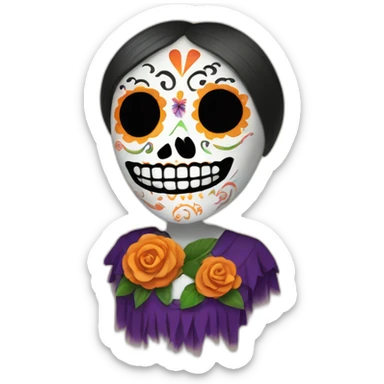 Día de los muertos sticker