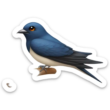 Swallow bird sticker