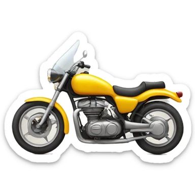 Car on bike  sticker