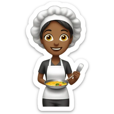 Cooking Aficionado Mom sticker