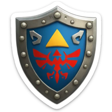 Hylian shield sticker