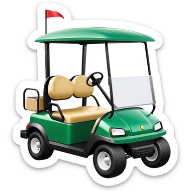Club car golf cart sticker
