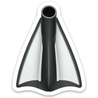 diving fins sticker
