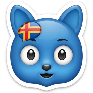 pp logotipe partido popular blue spain sticker