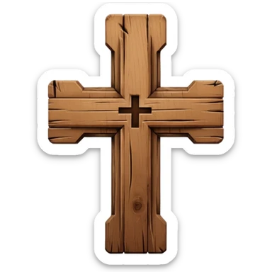the cross sticker
