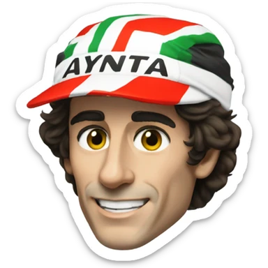 Ayrton senna sticker