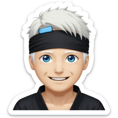 Gojo satoru from anime Jujitsu kisen sticker  sticker