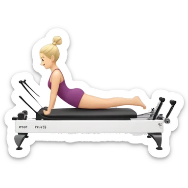 pilates reformer sticker