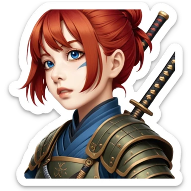 Ancient Samurai sticker