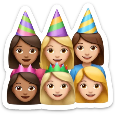 Kız karekterler sticker