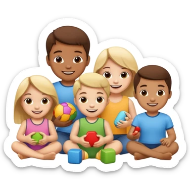 Jeffrey Epstein and the kids sticker