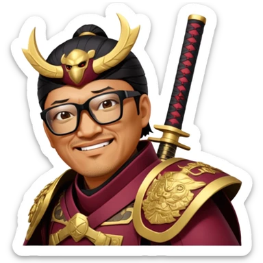 Samurai Leader sticker