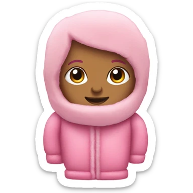 Pink ugg bots sticker