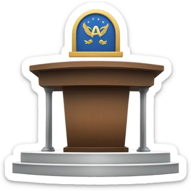 podium with AsemblyAI logo on 1st place sticker