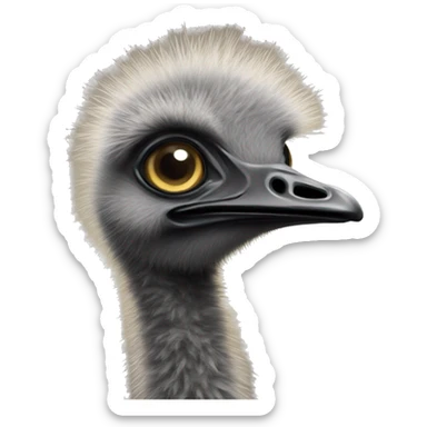 Baby emu sticker