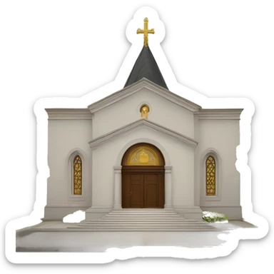 catholic temple sticker