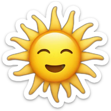 Sunshine sticker