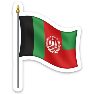 Afghanistan flag sticker