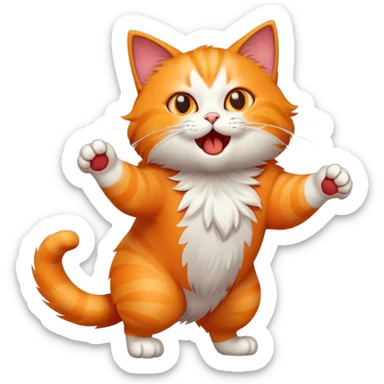 cat attack 12345123 sticker