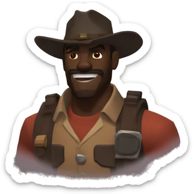 Demoman TF2 sticker