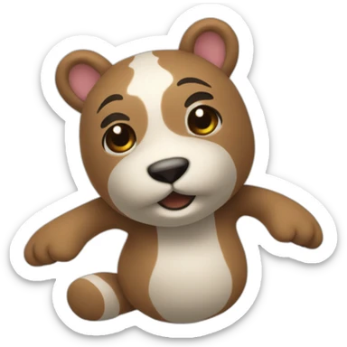 Doudou qui dance sticker