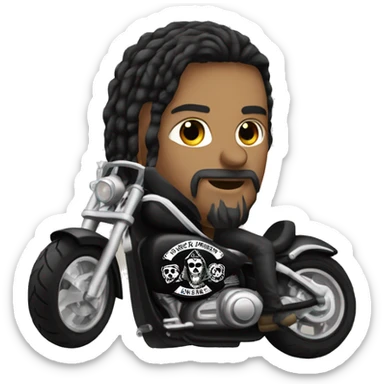 Sons of anarchy biker sticker